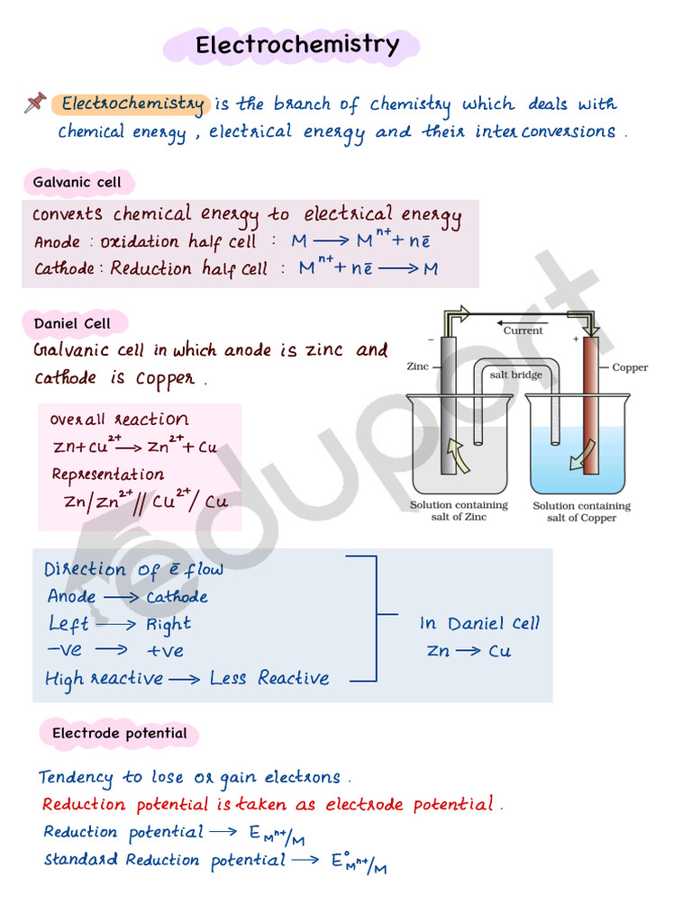 Electrochemistry | PDF