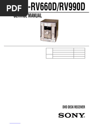 HCDRV 990 D | PDF | Loudspeaker | Laser