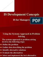 IS Development Concepts and Approaches