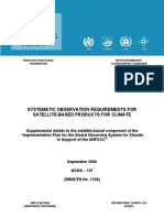 Systematic Observation Requirements For Satellite-Based Products For Climate