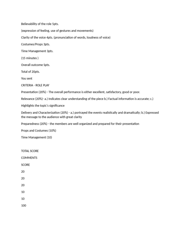 Criteria | PDF