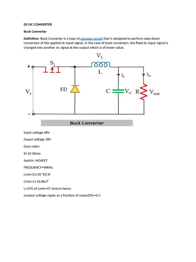 4.Dc-dc Converter Boost Converter, Buck Converter | PDF