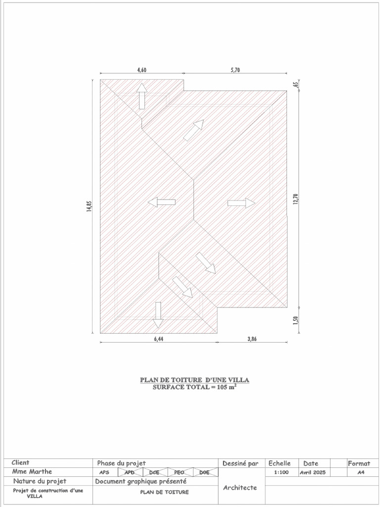 Plan de Toiture | PDF