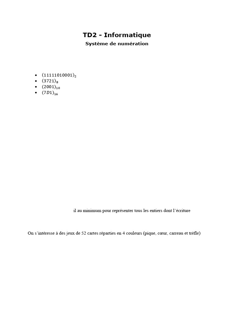 TD2 CH1 | PDF