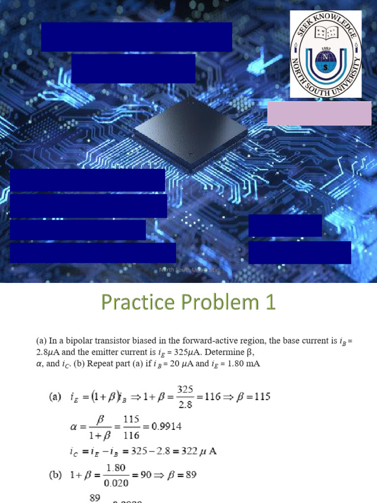EEE 111 - Bipolar Junction Transistors - 3d | PDF