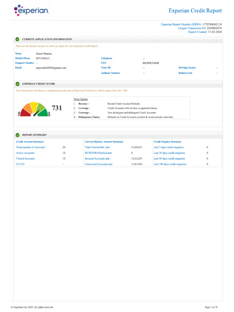 EXPERIAN | PDF