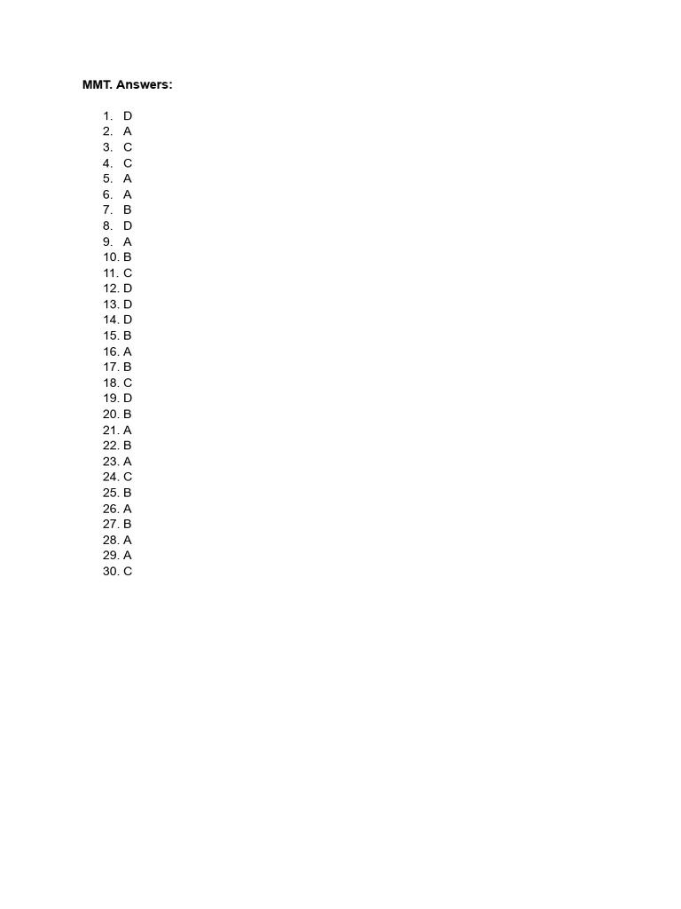 MMT Ms | PDF