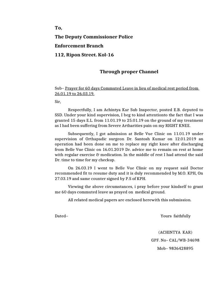 Commuted Leave | PDF