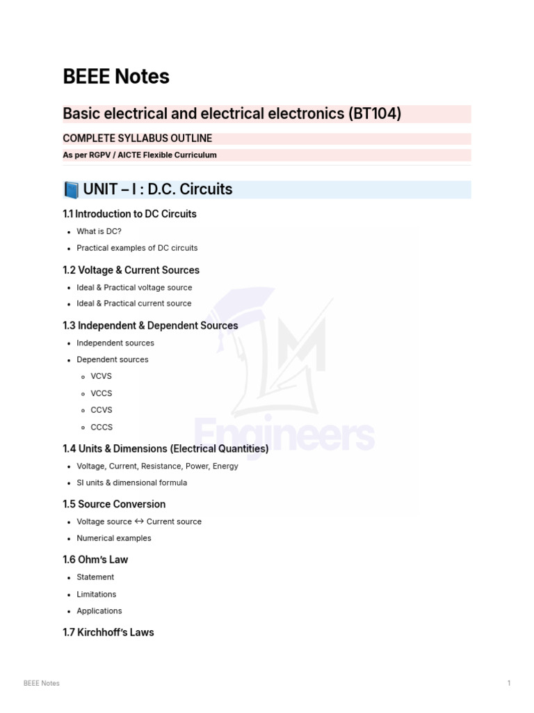 Note 7 | PDF | Ac Power | Direct Current