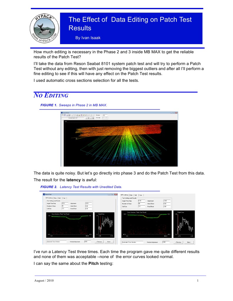 Impact of Data Editing on Patch Test Results | PDF | Teaching Mathematics