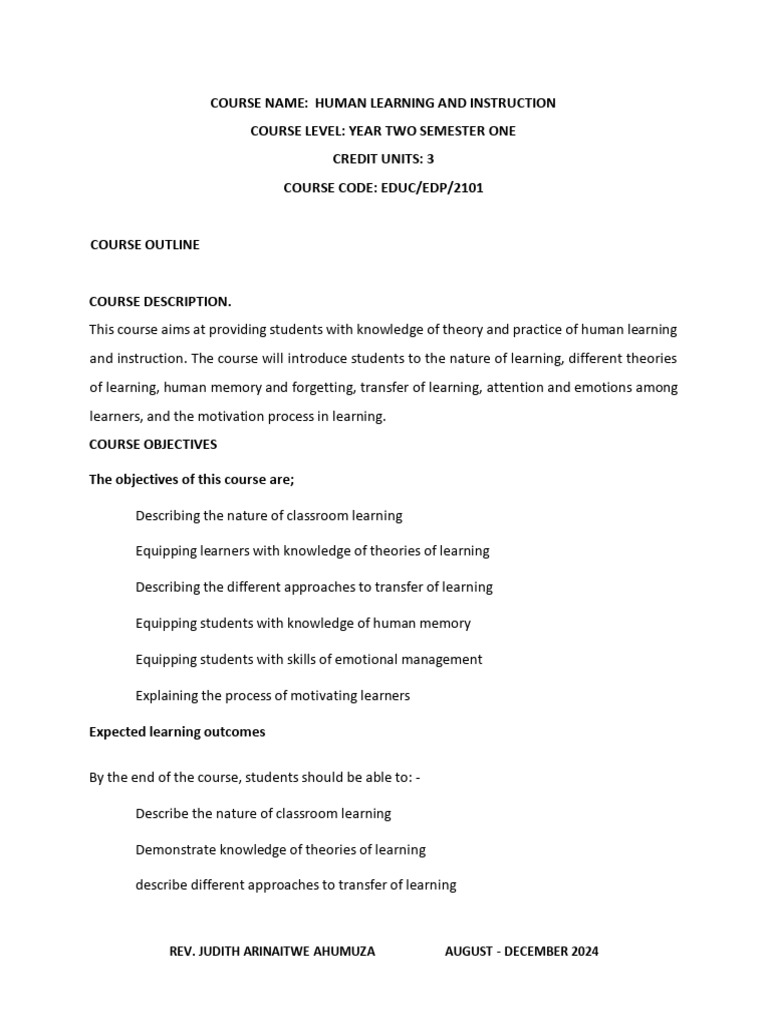 Human Learning and Instructions | PDF | Classical Conditioning ...