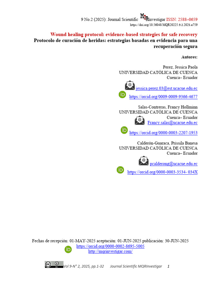 Protocolo de Curacion de Heridas Estrategias Basad | PDF | Herida ...