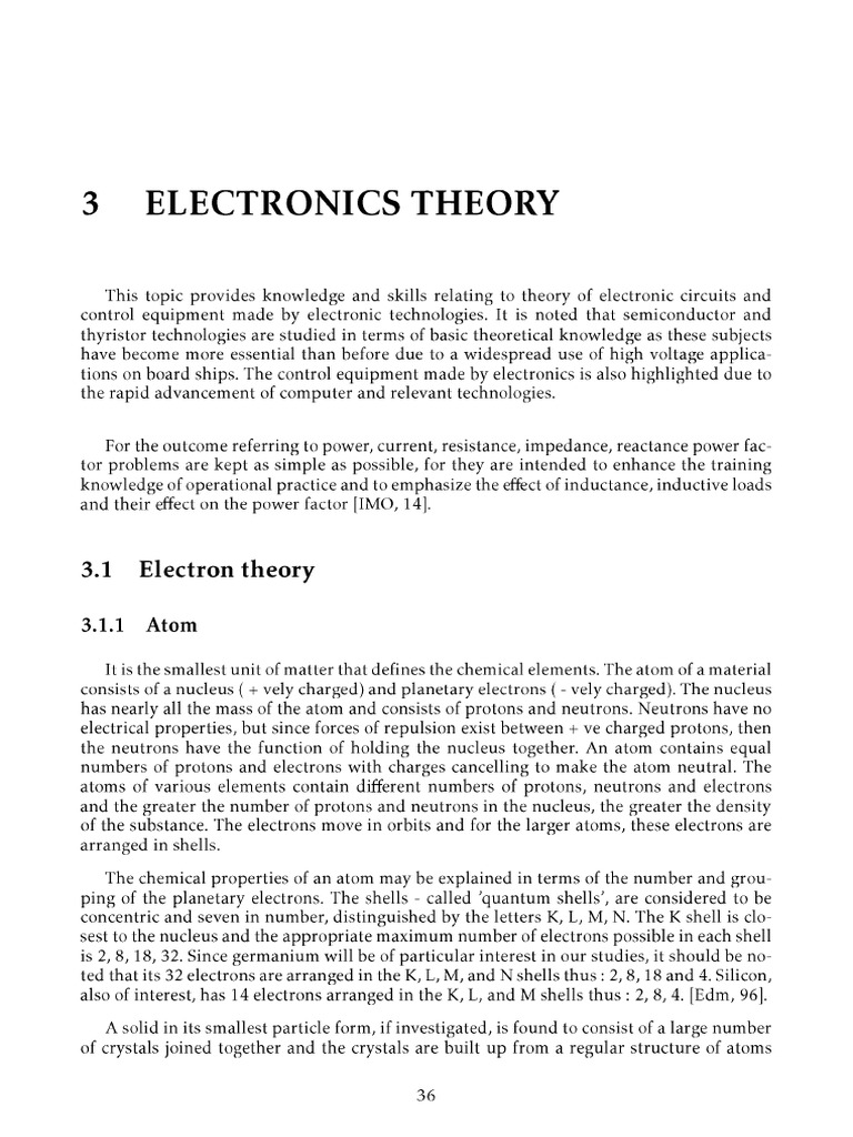 Chapter 2 Electronics-Theory | PDF