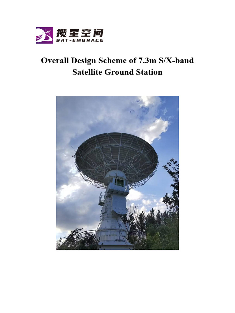 Overall Design Scheme of 7.3m SX Band Ground Station | PDF | Distortion ...