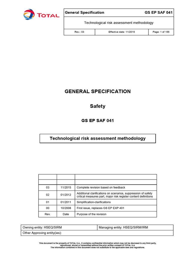 GS Ep Saf 041 en | PDF | Risk Assessment | Risk Management