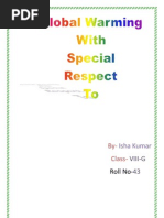 Soal 109 Bahasa Inggris Global Warming Paper