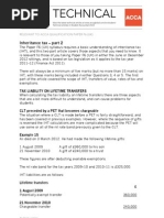 Inheritance Tax - Part 2: Relevant To Acca Qualification Paper F6 (Uk)