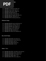 One Pace Episode Guide Spreadsheet | PDF | Media Formats | Video