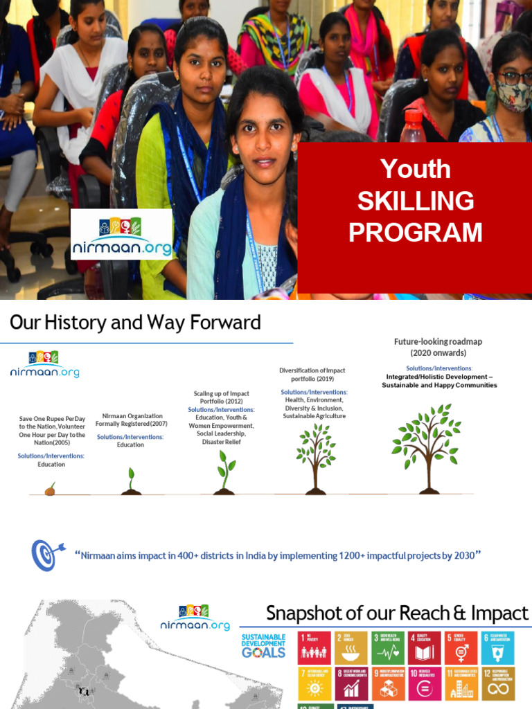NIRMAAN PPT - Skilling Program | PDF
