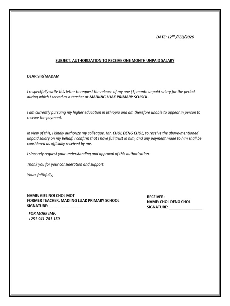 Letter To Mced | PDF
