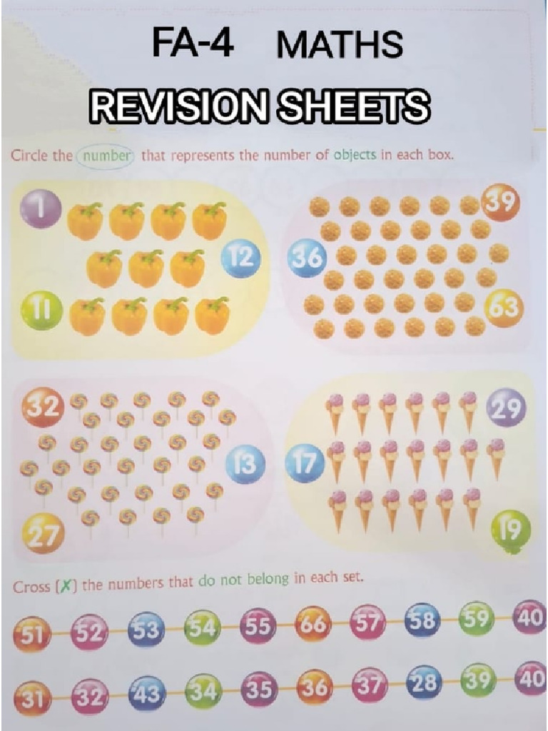 Math Revision Sheets | PDF