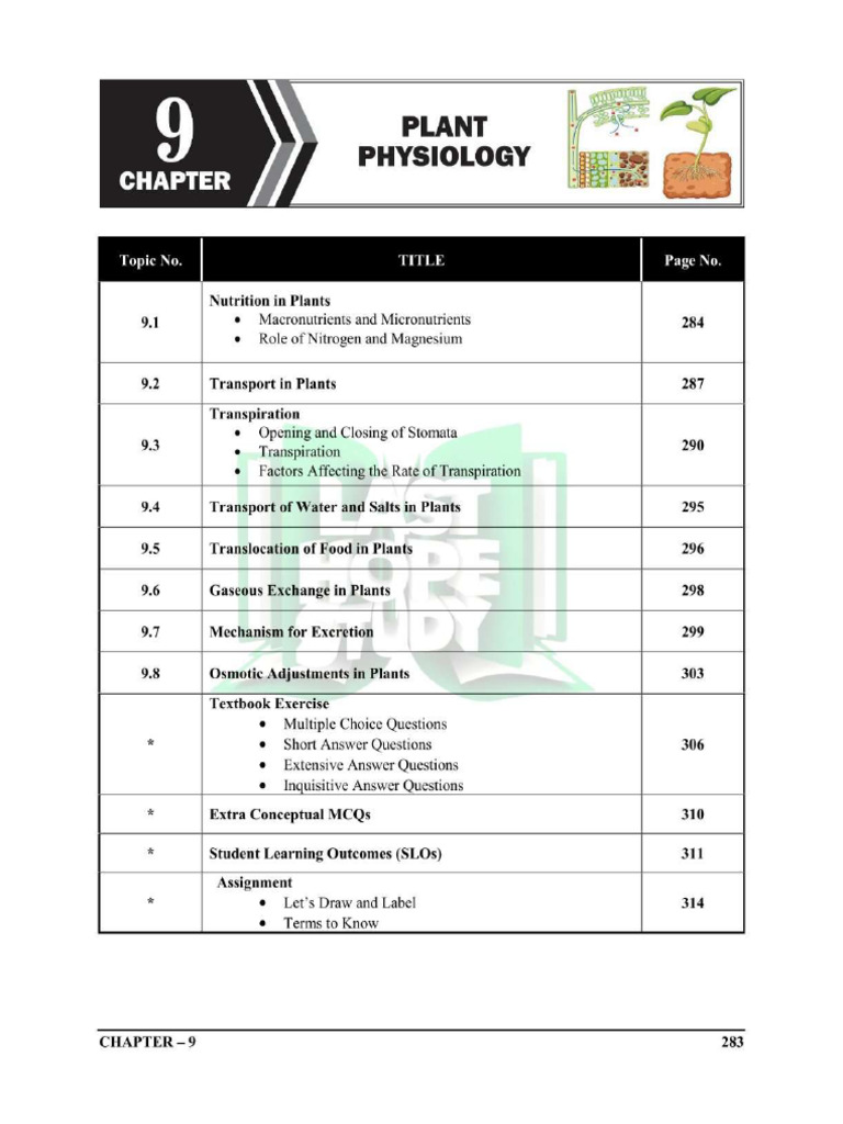 9th Bio Notes Chapter 9 | PDF