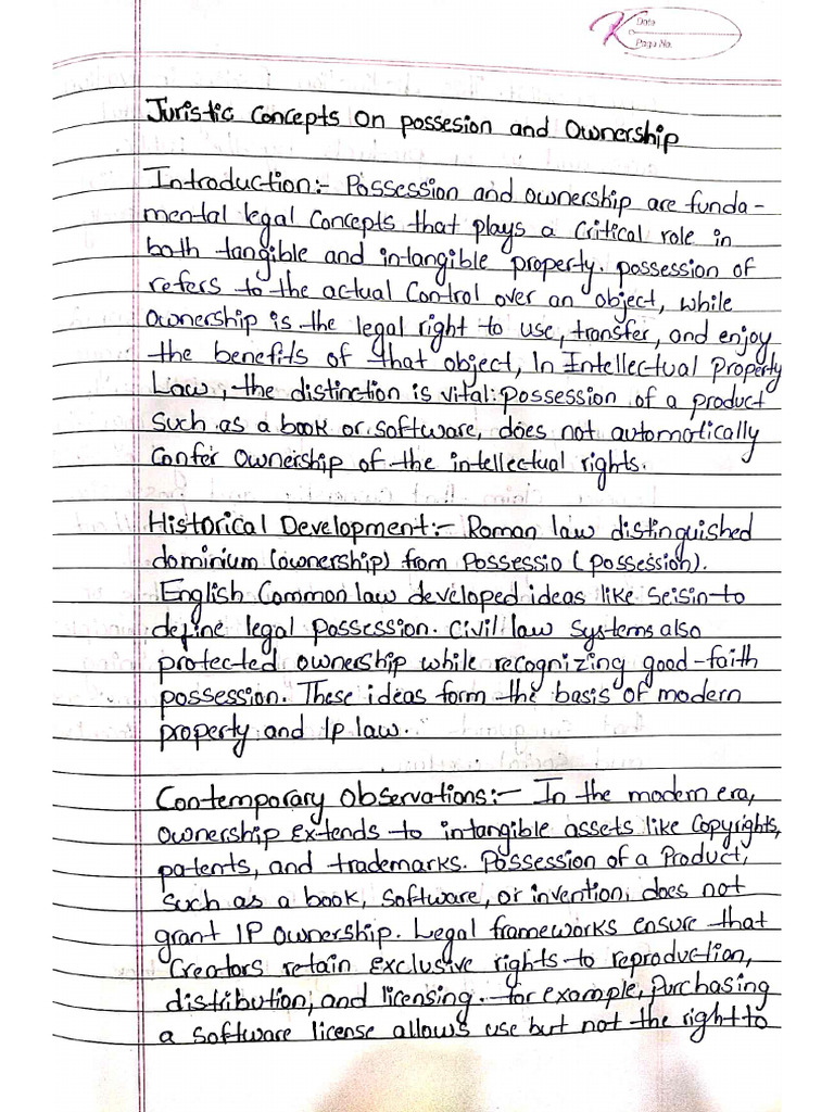 Divya Ipr Assignments | PDF