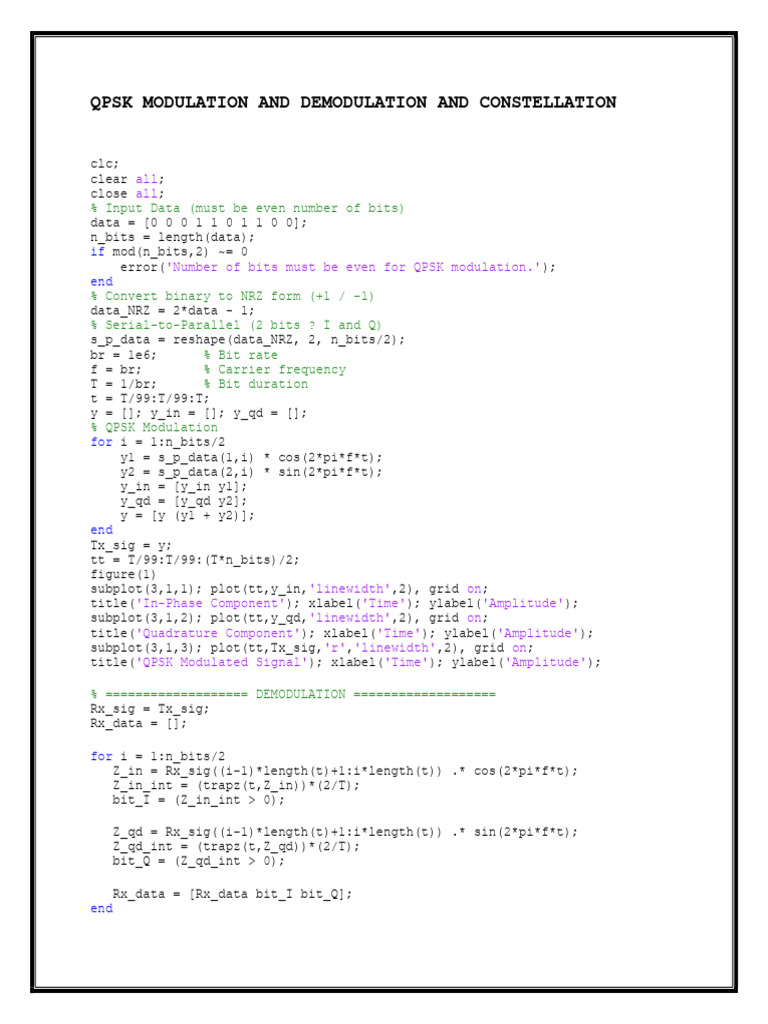 QPSK Updated | PDF