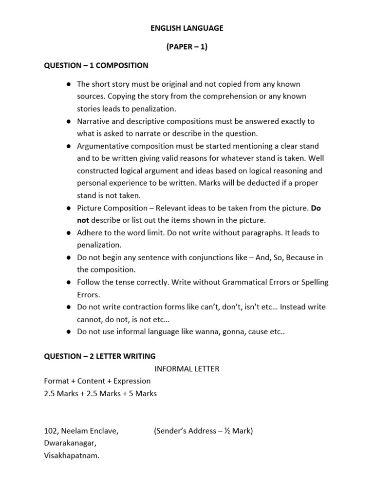 English Language Formats | PDF | Question | Linguistics