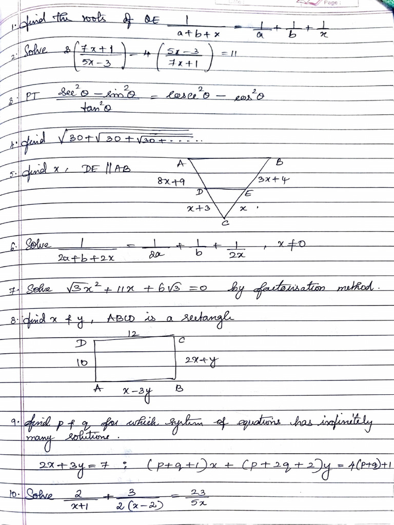 10th Final | PDF
