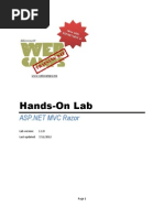 Hands-On Lab - ASP - Net MVC Razor