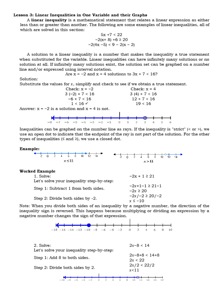 Math 8 MDL November 25 2025 | PDF | Inequality (Mathematics) | Mathematics
