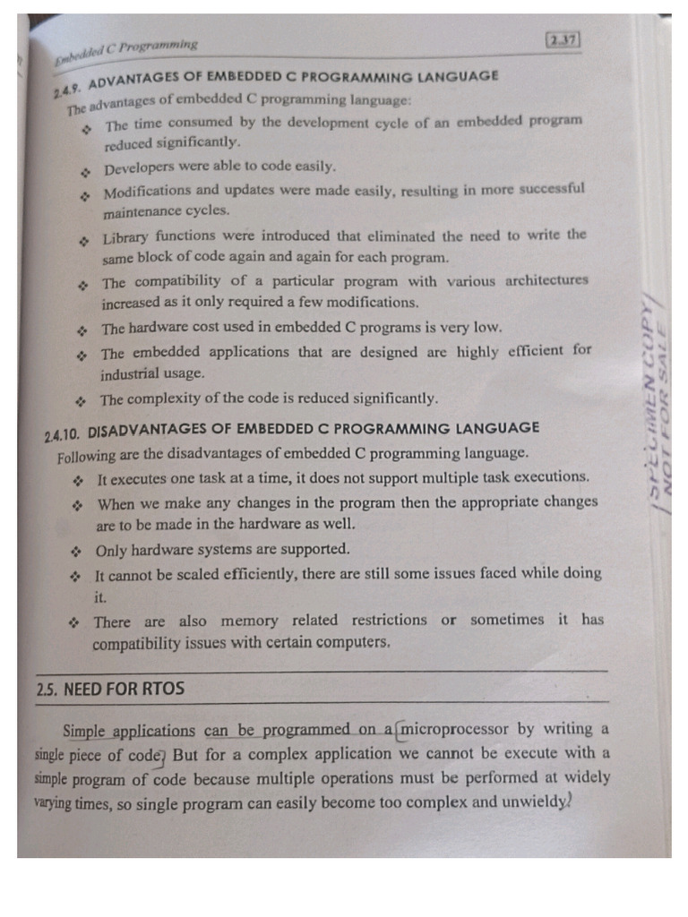 Esiot RTOS Notes | PDF