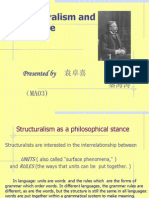 Structuralism and Saussure