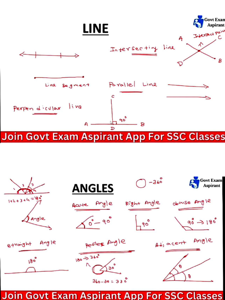 Geometry SSC Part - 1 (Govt Exam Aspirant) - Compressed | PDF