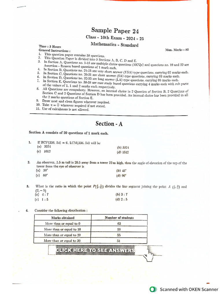 Sample Paper | PDF