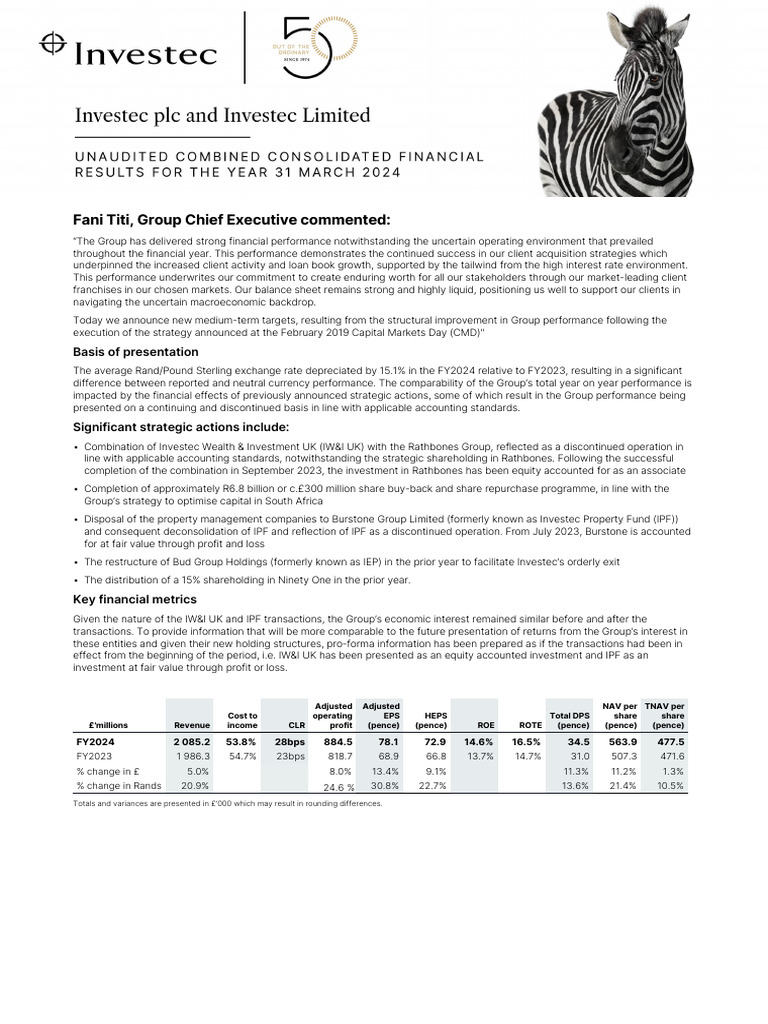 Investecdlc Sens Ias34 Mar 24 | PDF | International Financial Reporting ...