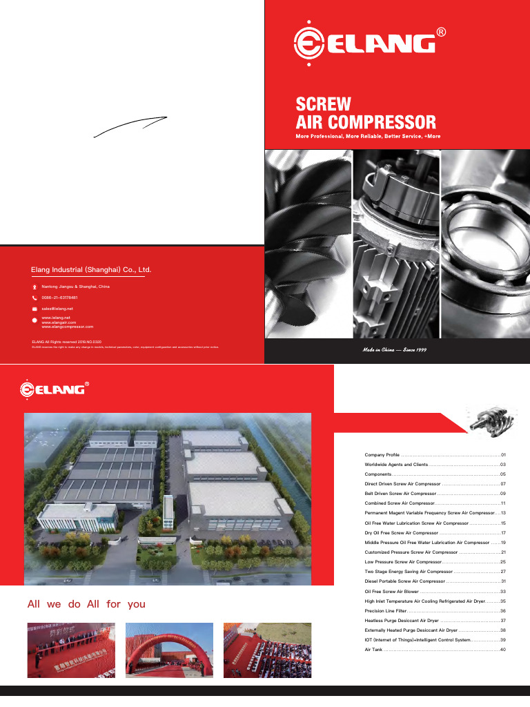 ELANG Catalog | PDF | Mechanical Engineering | Gas Technologies