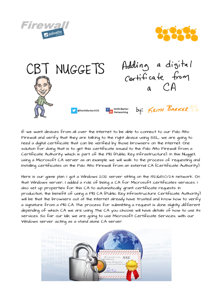 28 Installing A CA Certificate | PDF | Public Key Certificate | Internet