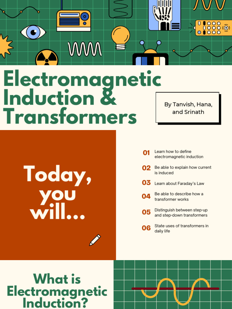 Electromagnetic Induction & Transformers | PDF | Electromagnetic ...