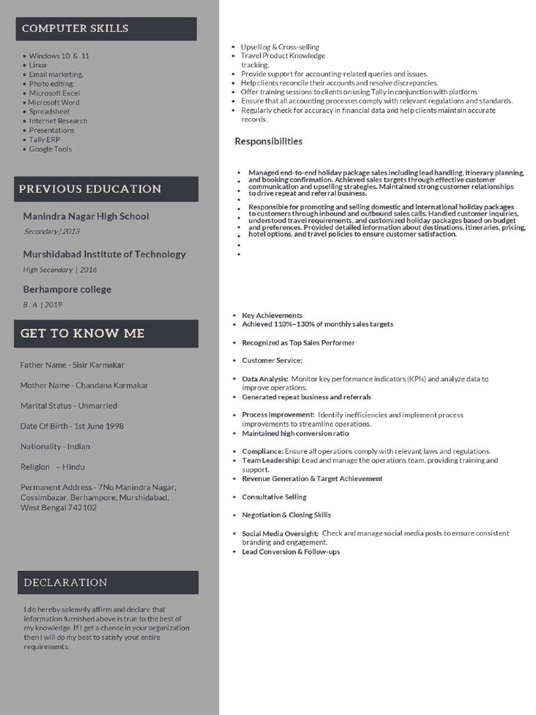 Subhajit cv1 | PDF