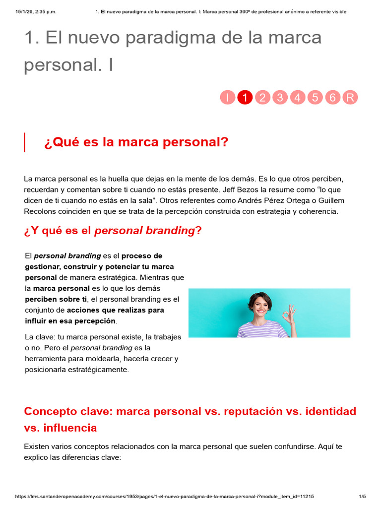 1. El Nuevo Paradigma de La Marca Personal. I_ Marca Personal 360º de ...