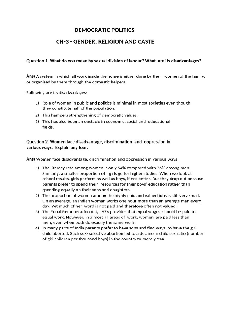 Chapter 3 Civics Class 10 Final Term For Boards | PDF | Elections | Voting