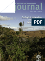 Bgjournal: Ecological Restoration and The Role of Botanic Gardens