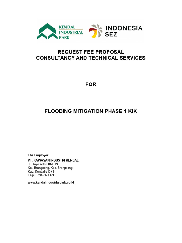 RFP CS - 030 Flooding Mitigation | PDF | Drainage Basin | Flood