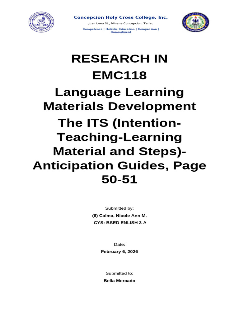 Frontpage, LLMD - Midterms 2026 | PDF | Learning | Reading Comprehension