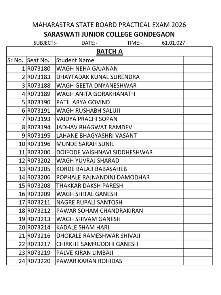Sci Batch 2025-26 | PDF