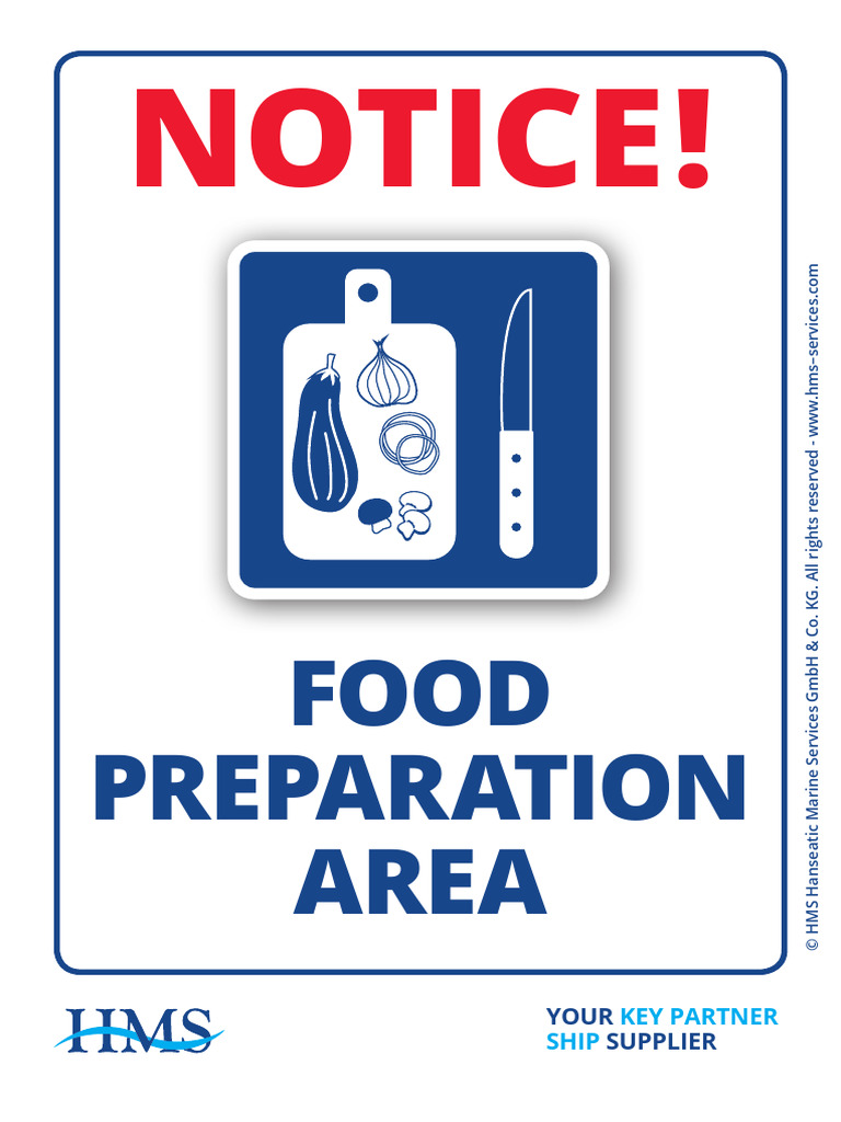 Food Safety Campaign-Signs - 4. Food Preparation Area | PDF