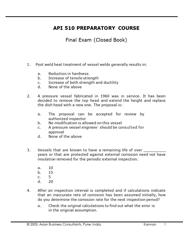 API Qustion Finalfinal CL Op | PDF | Nondestructive Testing | Construction