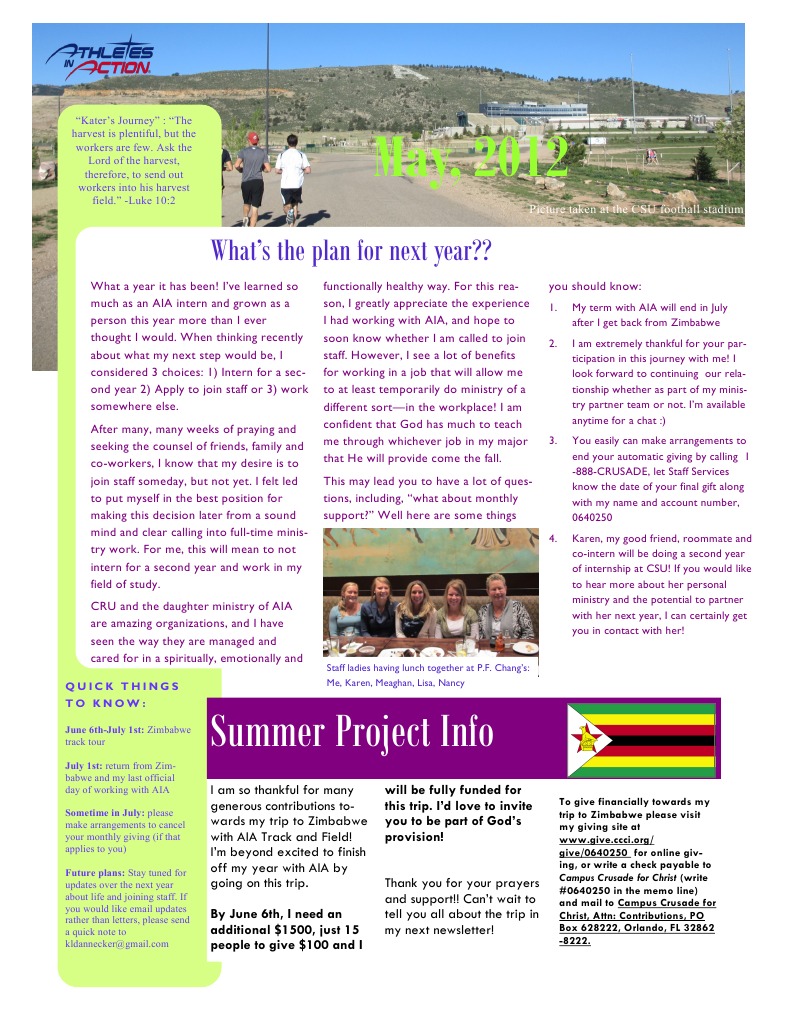 AIA Internship Update and Future Plans | PDF | Career & Growth